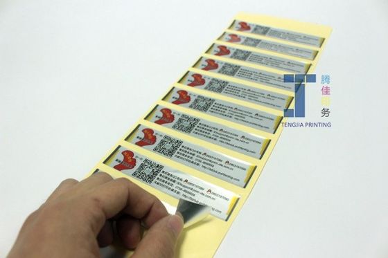 Étiquettes autocollantes métalliques en argent et or résistantes aux UV
