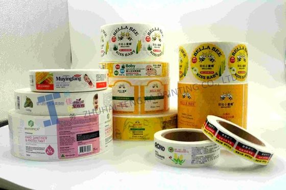 Étiquette d'autocollant de shampooing à sérigraphie dans l'emballage en feuille Adhésif fort