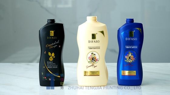 Étiquettes en plastique en PP pour bouteilles de shampooing