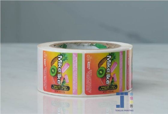 Étiquettes en papier kraft imprimable à laminage mat brillant en rouleau pour étiquetage