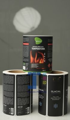 Étiquettes de bouteille de shampooing imperméable personnalisé Étiquettes de gel de douche durables