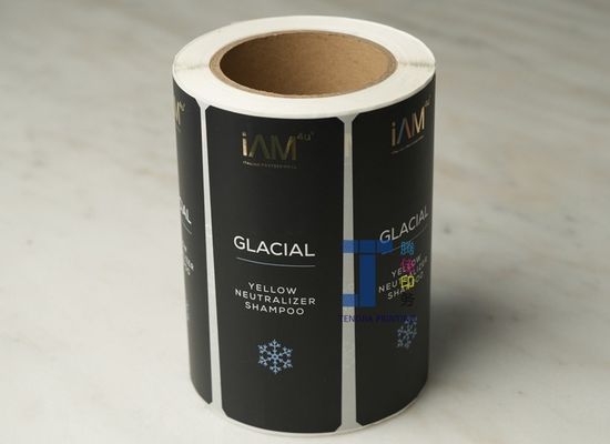 Étiquettes de bouteille de shampooing imperméable personnalisé Étiquettes de gel de douche durables