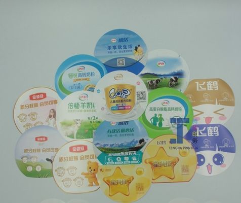 Produits en plastique Étiquettes ovales IML en forme pour des solutions d'impression fiables