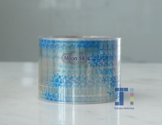 Étiquettes transparentes imprimées adhésives permanentes d'épaisseur de 50 à 150 microns