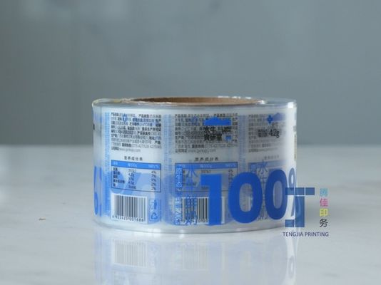 Emballage de boissons Étiquettes transparentes Étiquettes à l'huile