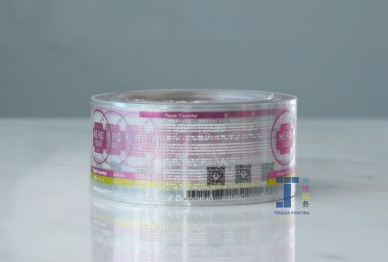 Des autocollants en plastique transparent personnalisables
